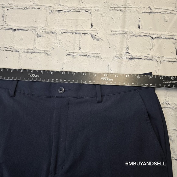 Greg Norman Ultimate Travel Navy‎ Blue Men's 36x32 Golf Dress Slacks Pants Vjone - Picture 8 of 11